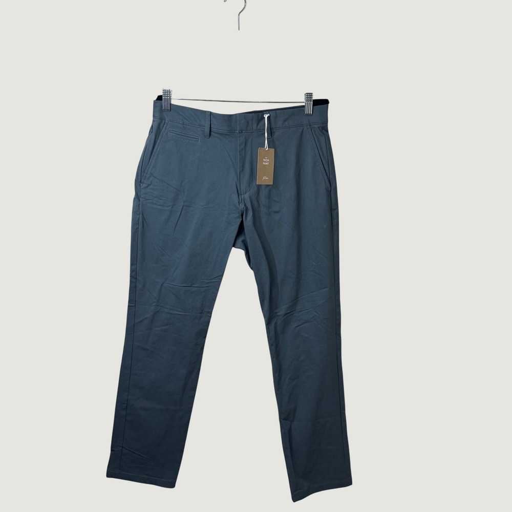 NWT J.Crew 770 Straight Tech Pant Stretch Blue Gray 31x30 Utility Gorpcore